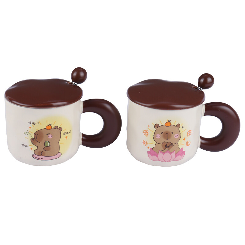 ماگ سرامیکی موش کور درب دار کد BHD-626