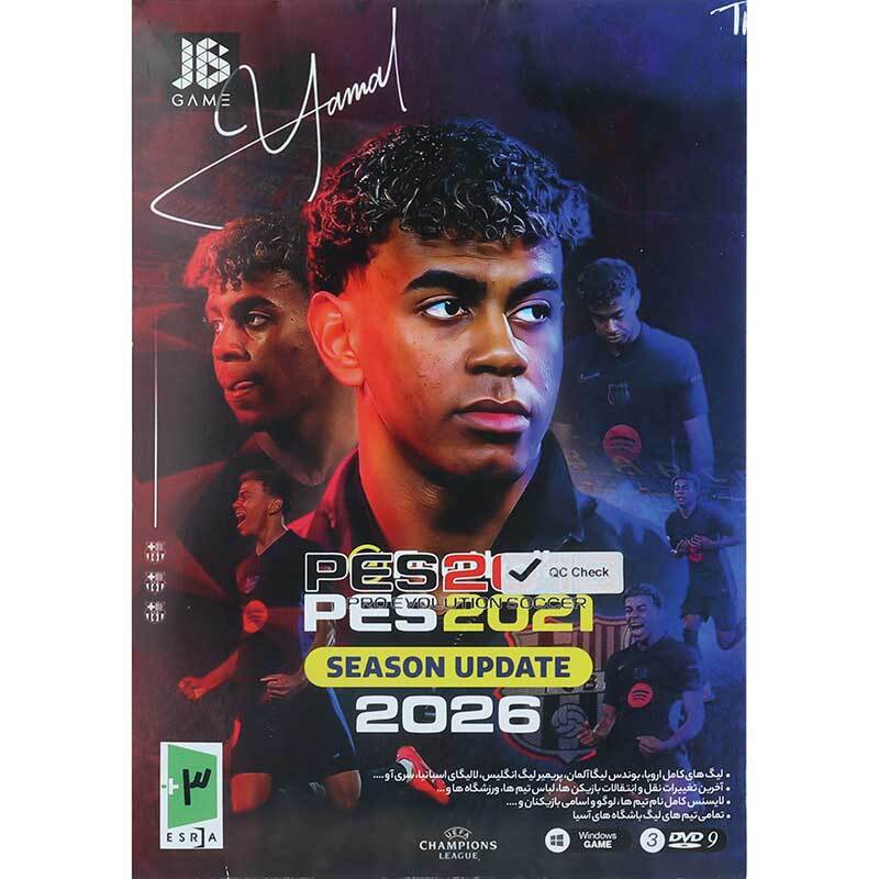 بازی eFootball PES 2021 Season Update 2026 3DVD9 JB.TEAM مناسب برای PC