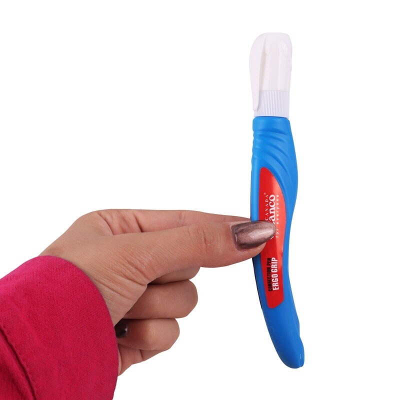 غلط گیر قلمی 17 میلی لیتری رنگی کنکو Ergo Grip بسته 24 عددی