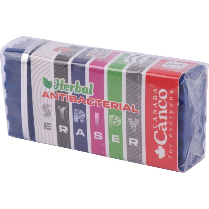 پاک کن رنگی کنکو Canco Stripy بسته 22 عددی