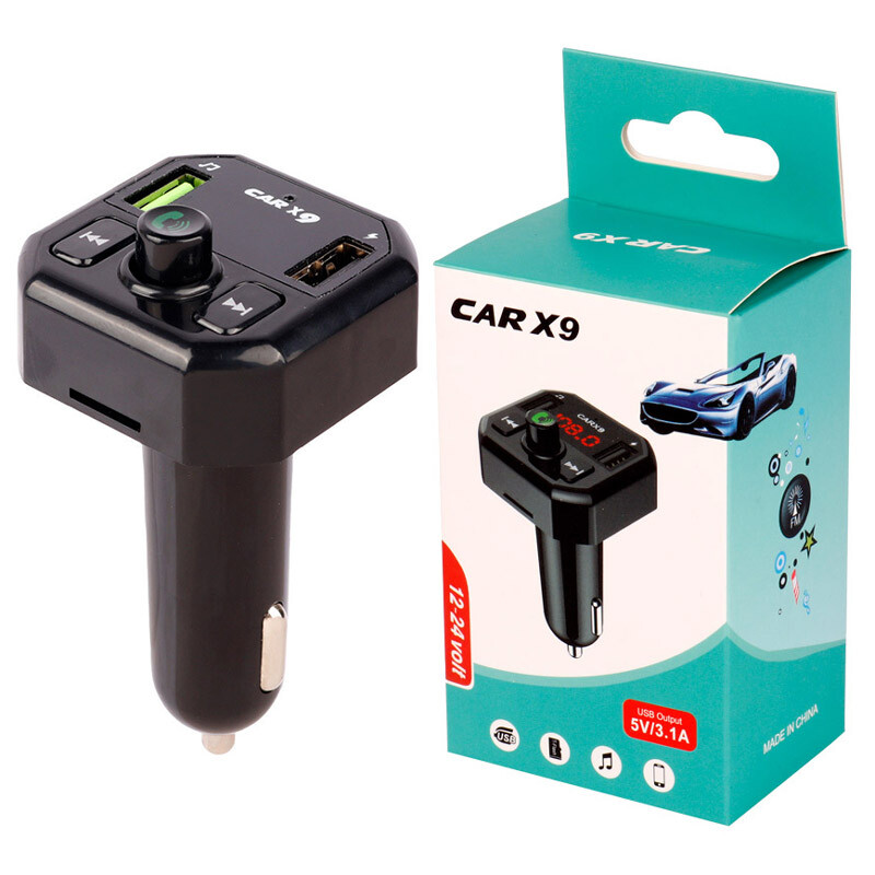 شارژر فندکی + FM Player بلوتوثی X9