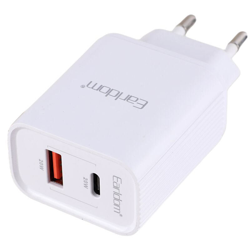 شارژر دیواری 20 وات ارلدام ES-EU37 QC3.0 3.4A
