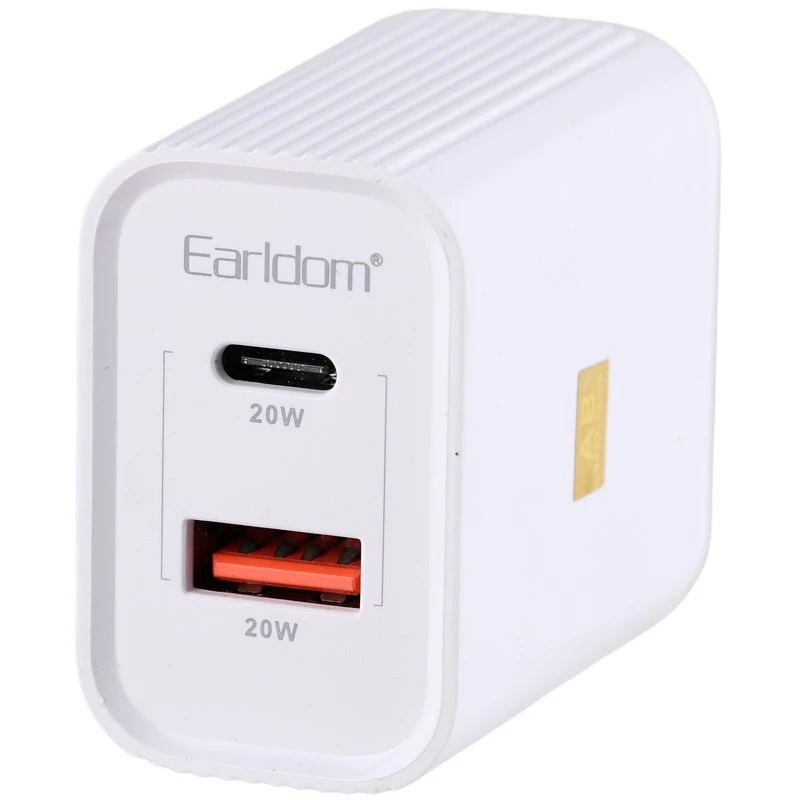 شارژر دیواری 20 وات ارلدام ES-EU37 QC3.0 3.4A