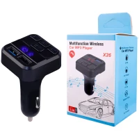شارژر فندکی + FM Player بلوتوثی X26