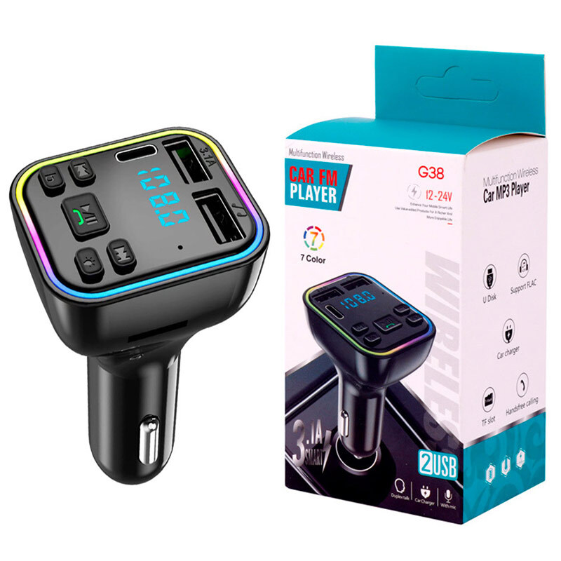 شارژر فندکی + FM Player بلوتوثی G38