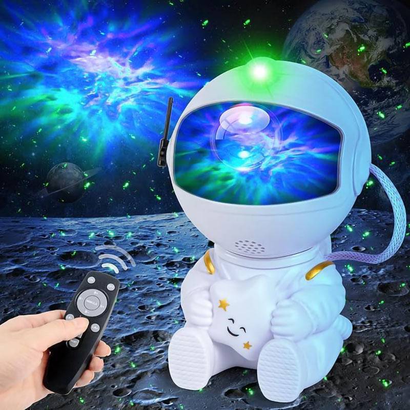 رقص نور گردان کهکشانی طرح آدم فضایی Astronaut Nebula Projector + ریموت کنترل