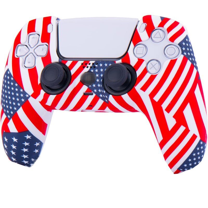 روکش دسته بازی PS5 طرح پرچم آمریکا کد 2