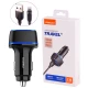 شارژر فندکی Recci RQ05L 2.4A 12W + کابل آیفونی