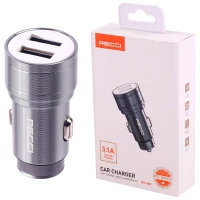 شارژر فندکی فست شارژ Recci RCC-N07 3.1A 15.5W