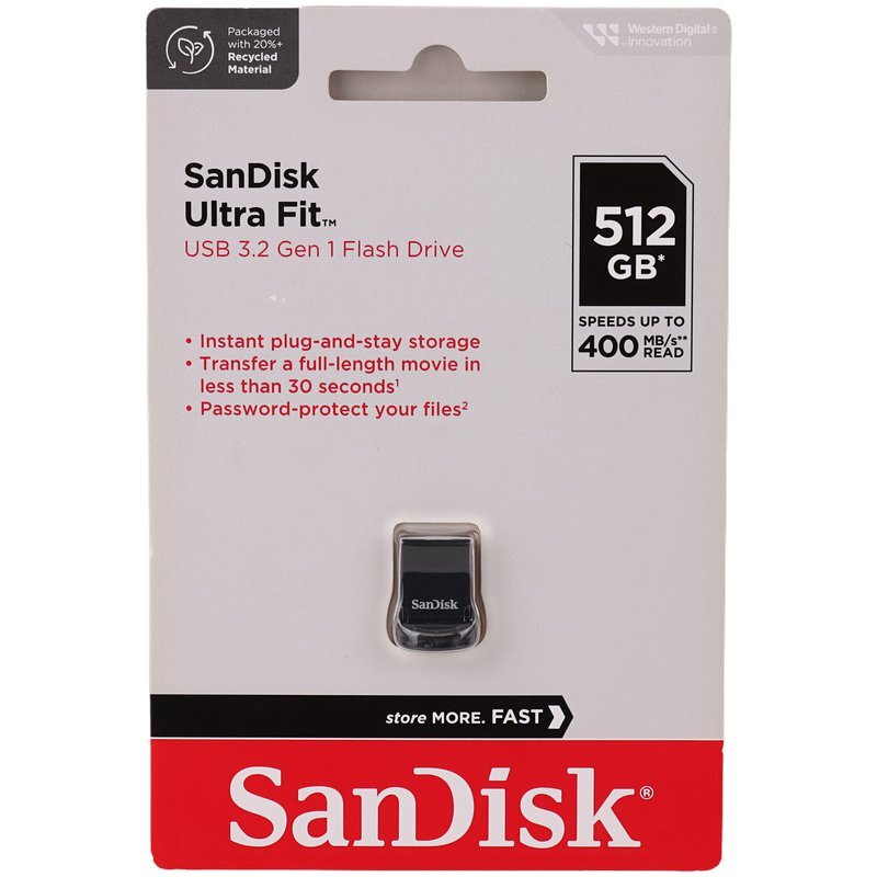 فلش 512 گیگ سن دیسک Sandisk Ultra Fit USB3.2