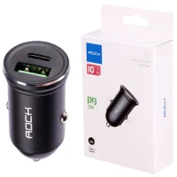 شارژر فندکی فست شارژ Rock H-613C 3A PD 20W