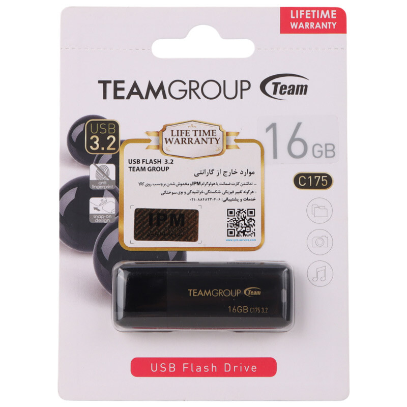 فلش 16 گیگ تیم گروپ TeamGroup C175 USB3.2