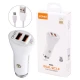 شارژر فندکی فست شارژ Ldnio C511Q 3A QC3.0 36W + کابل آیفونی