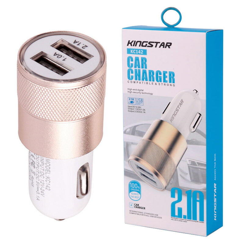 شارژر فندکی KingStar KC142 2.1A 10.5W