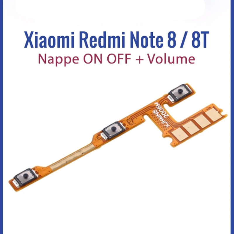 فلت پاور و ولوم شیائومی Xiaomi Redmi Note 8 / Note 8T / Note 8X