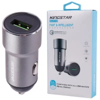 شارژر فندکی فست شارژ KingStar KC175 3.1A QC3.0 PD 18W