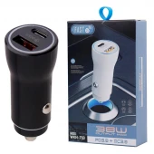 شارژر فندکی فست شارژ WKN-703 QC3.0 3A PD 38W