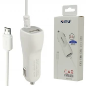 شارژر فندکی سیم وصل میکرو یو اس بی Nitu NT-CC12 2.4A