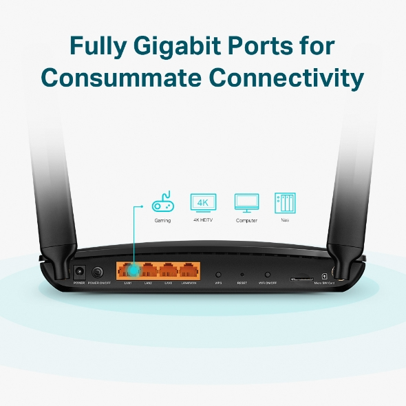 مودم روتر سیمکارتی 4G+ LTE تی پی لینک Archer MR600