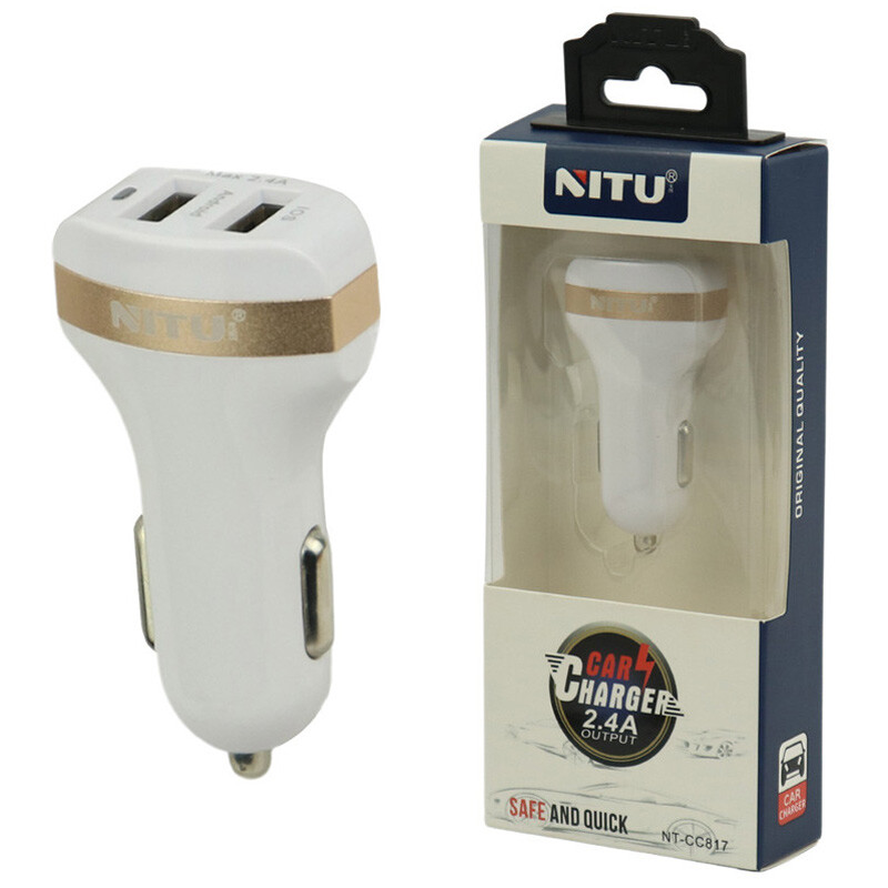 شارژر فندکی فست شارژ Nitu NT-CC817 2.4A 12W
