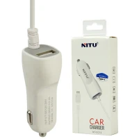 شارژر فندکی سیم وصل تایپ سی Nitu NT-CC12 2.4A