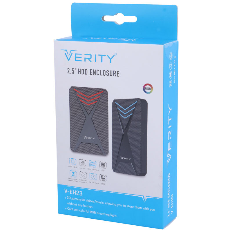 باکس هارد 2.5 اینچی HDD/SSD وریتی V-EH23