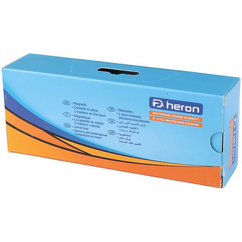 ست تخته پاک کن مغناطیسی و ماژیک Heron