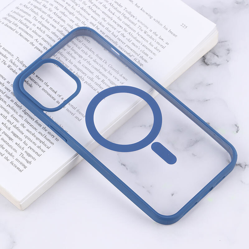 قاب PC شفاف دور رنگی مگ سیف iPhone 12 Pro Max