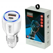 شارژر فندکی فست شارژ TE-348PD 3A QC3.0 PD 18W