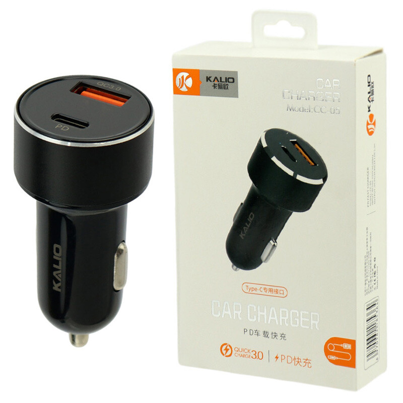 شارژر فندکی فست شارژ Kalio CC-05 QC3.0 3A PD 20W