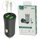 شارژر فندکی فست شارژ Allison ALS-N028 ALS-A100 2.4A 12W + کابل تایپ سی