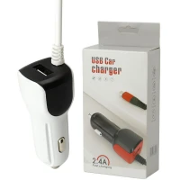 شارژر فندکی فست شارژ Micro & USB 2.4A