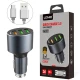 شارژر فندکی فست شارژ Ldnio C703Q 3A QC3.0 36W + کابل میکرو یو اس بی