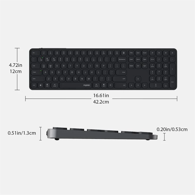 کیبورد بی سیم رپو E9550L