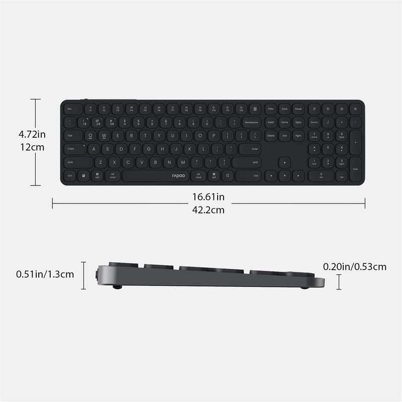 کیبورد بی سیم رپو E9550L