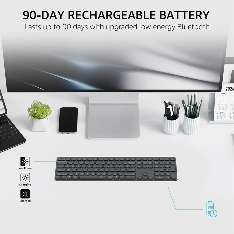 کیبورد بی سیم رپو E9550L