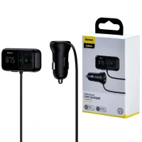 شارژر فندکی + FM Player بلوتوثی Baseus T Typed S-16 CCTM-E01