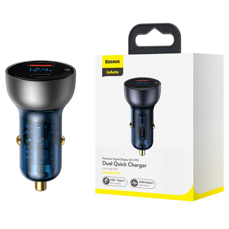 شارژر فندکی فست شارژ Baseus CCKX-C QC4.0 5A PD 65W