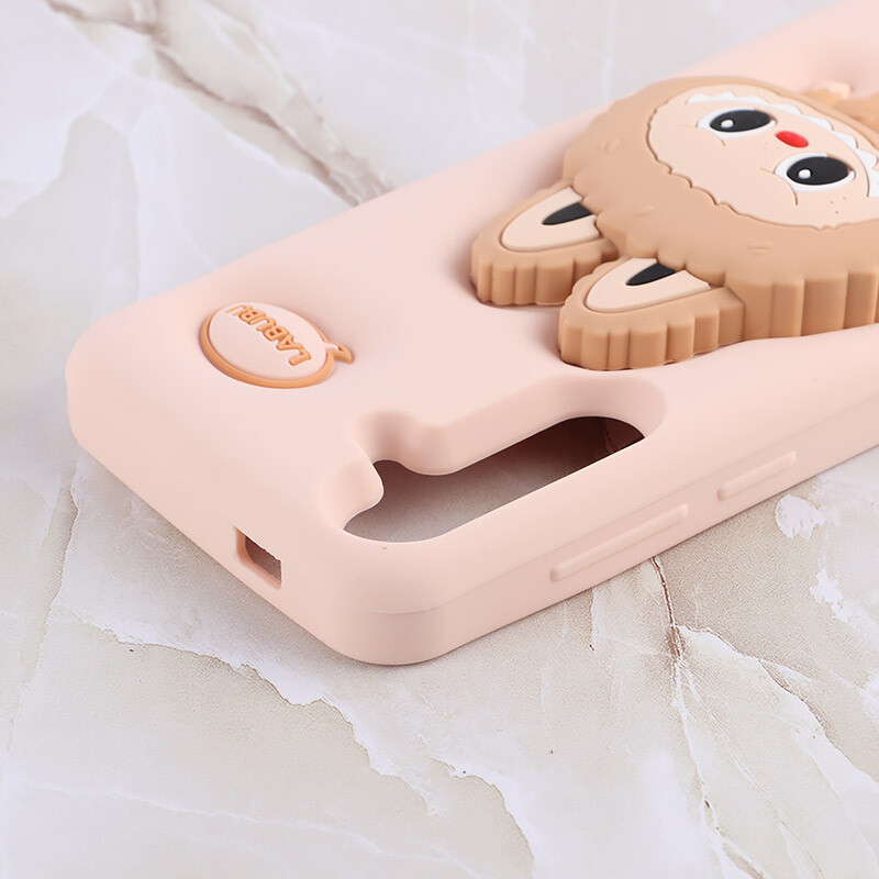 قاب سیلیکونی سامسونگ Galaxy S24 FE پاپ سوکت دار طرح Labubu