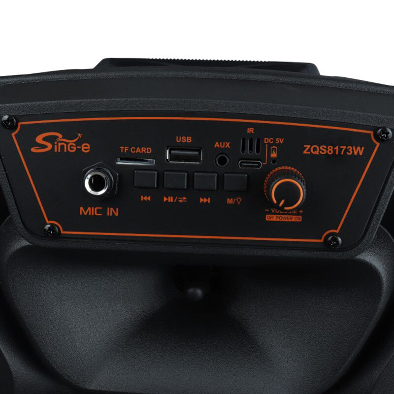 اسپیکر بلوتوثی سینگ ای ZQS8173W + میکروفون و ریموت کنترل