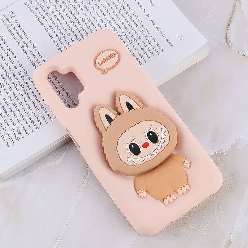 قاب سیلیکونی سامسونگ Galaxy A13 4G پاپ سوکت دار طرح Labubu