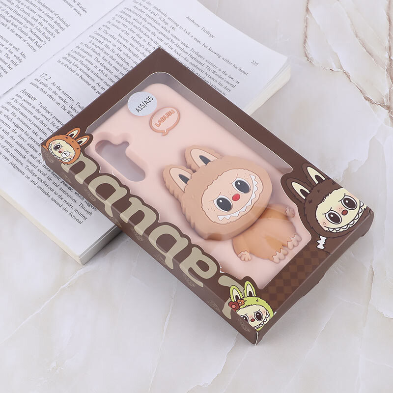 قاب سیلیکونی سامسونگ Galaxy A15 پاپ سوکت دار طرح Labubu