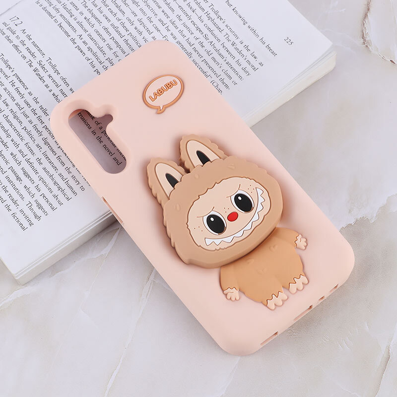 قاب سیلیکونی سامسونگ Galaxy A15 پاپ سوکت دار طرح Labubu