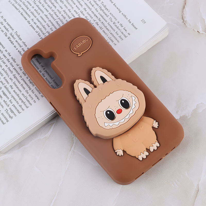 قاب سیلیکونی سامسونگ Galaxy A15 پاپ سوکت دار طرح Labubu