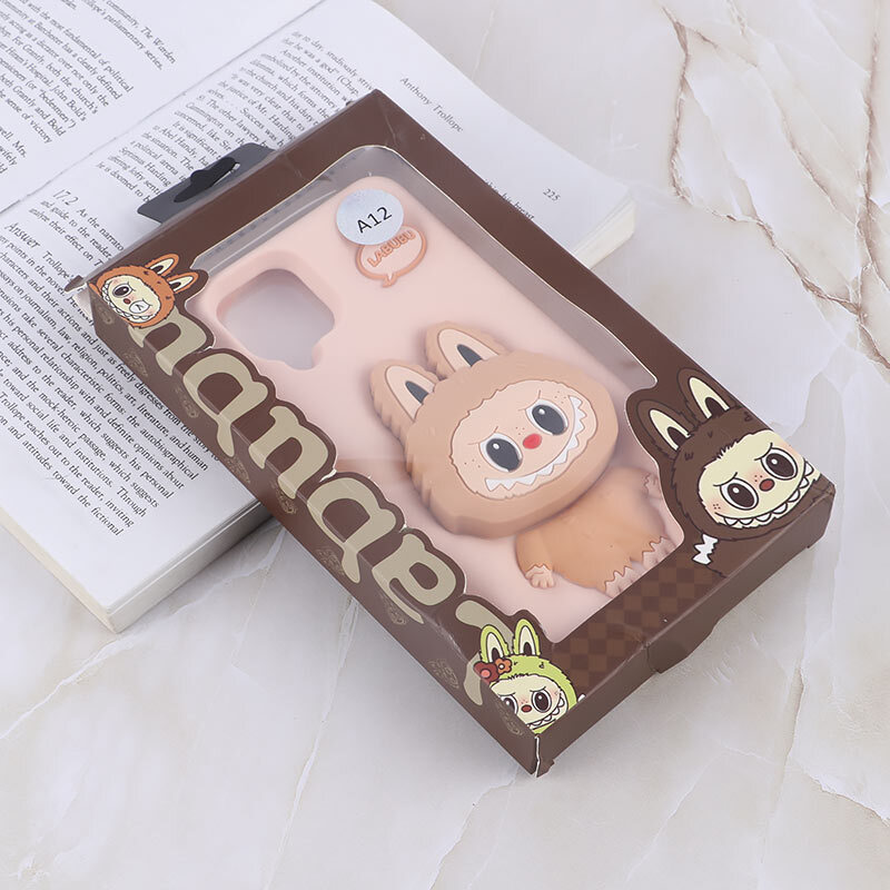 قاب سیلیکونی سامسونگ Galaxy A12 / M12 پاپ سوکت دار طرح Labubu
