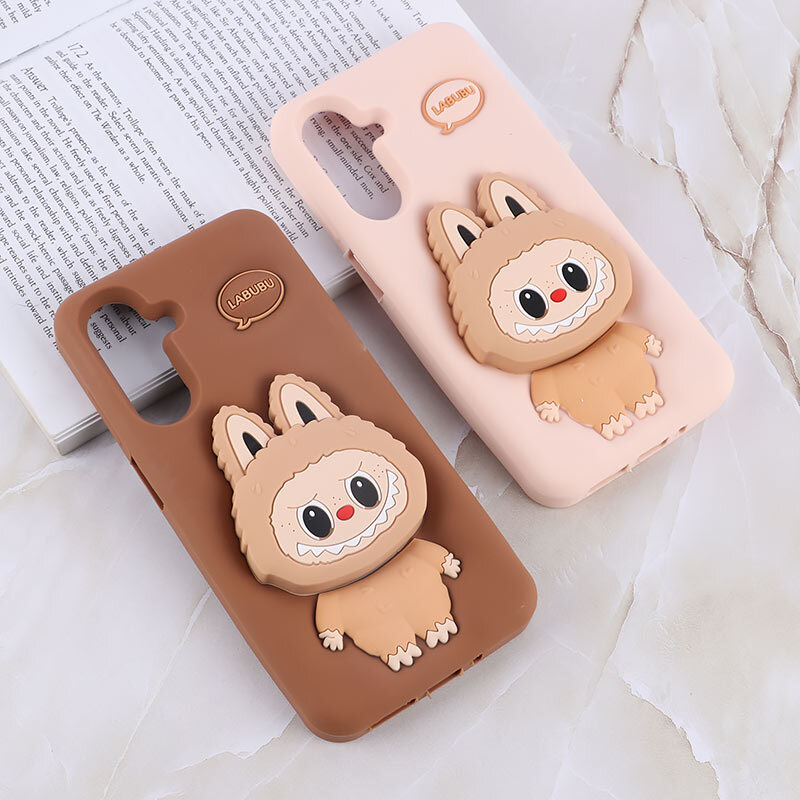 قاب سیلیکونی سامسونگ Galaxy A26 پاپ سوکت دار طرح Labubu