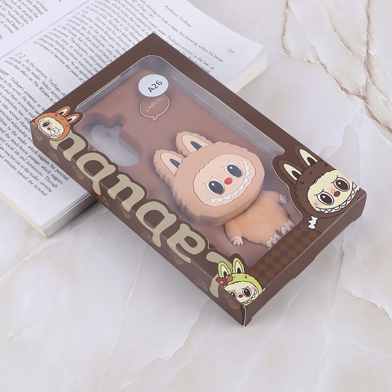 قاب سیلیکونی سامسونگ Galaxy A26 پاپ سوکت دار طرح Labubu