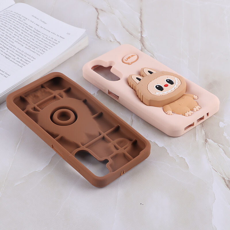 قاب سیلیکونی سامسونگ Galaxy A26 پاپ سوکت دار طرح Labubu