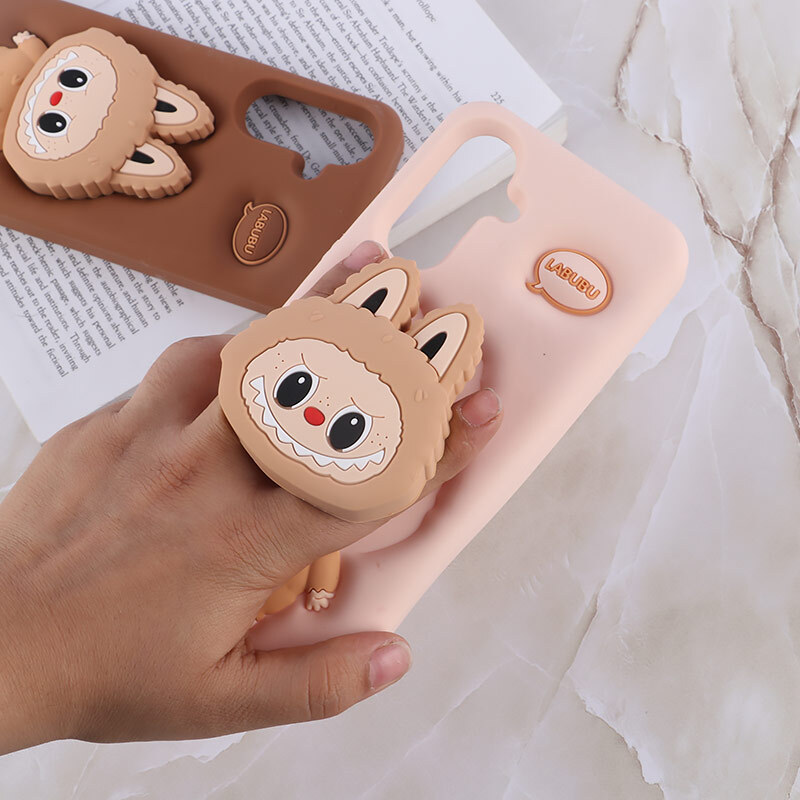 قاب سیلیکونی سامسونگ Galaxy A26 پاپ سوکت دار طرح Labubu