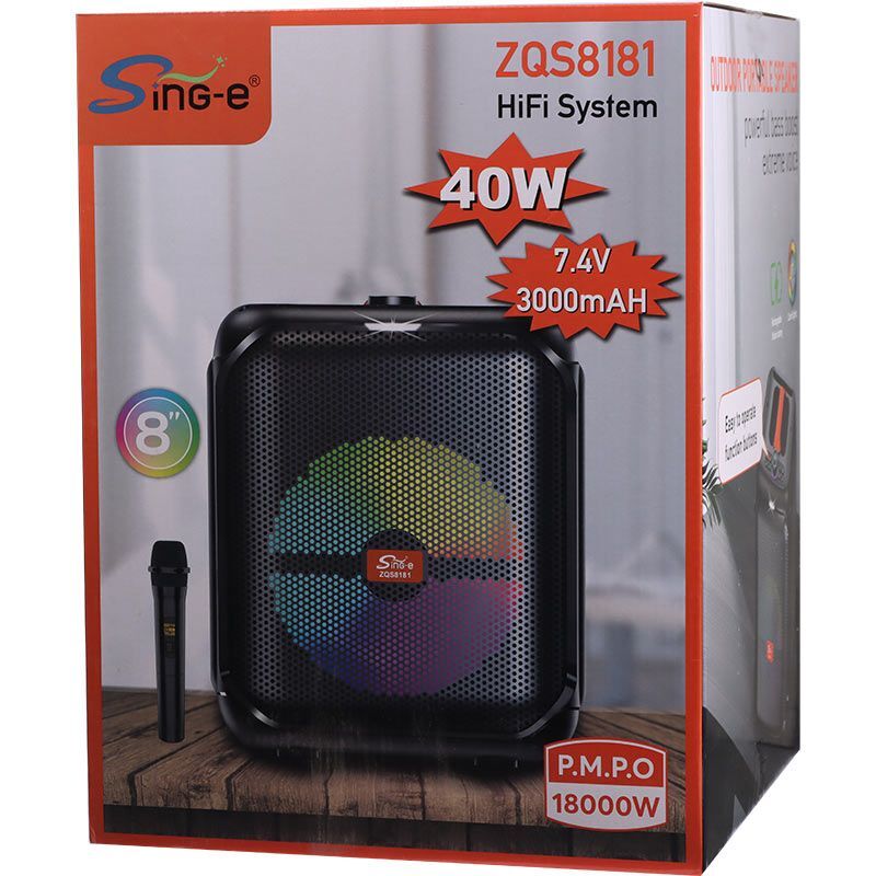 اسپیکر بلوتوثی سینگ ای ZQS8181 + میکروفون